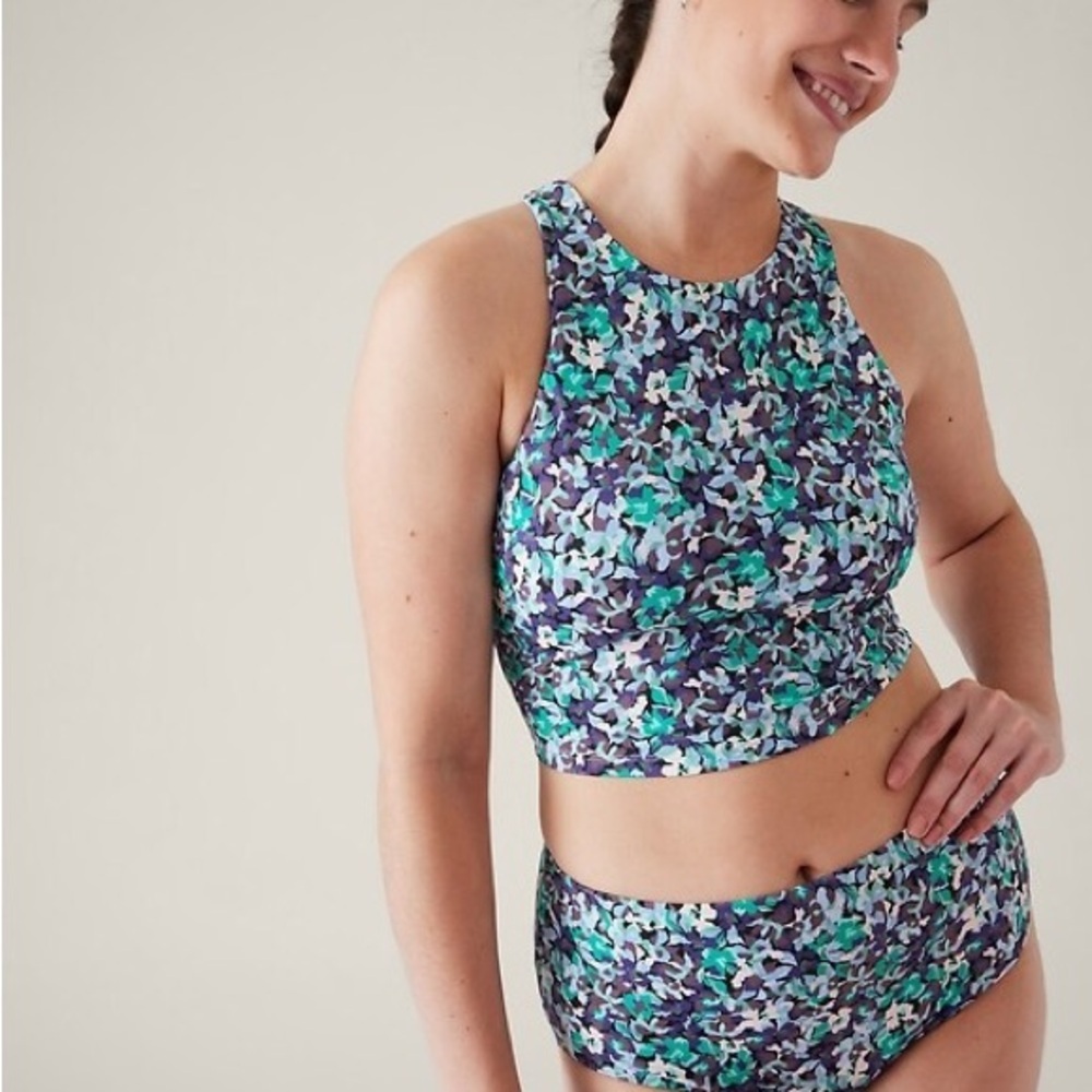NWT Conscious Crop Bikini Top & Bottom - Picture 3 of 8